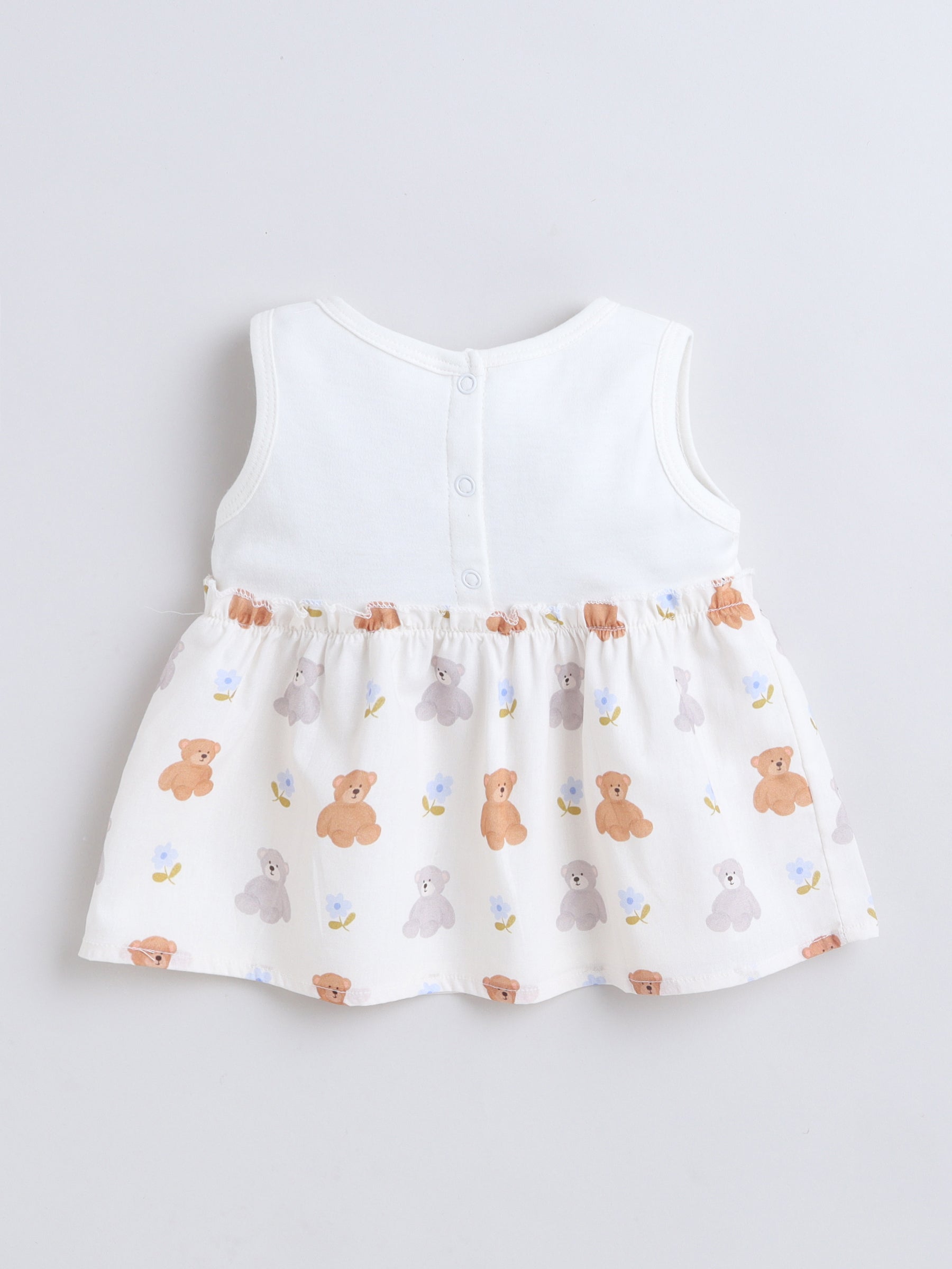 GIRLS DRESS   MM-509 OFF WHITE