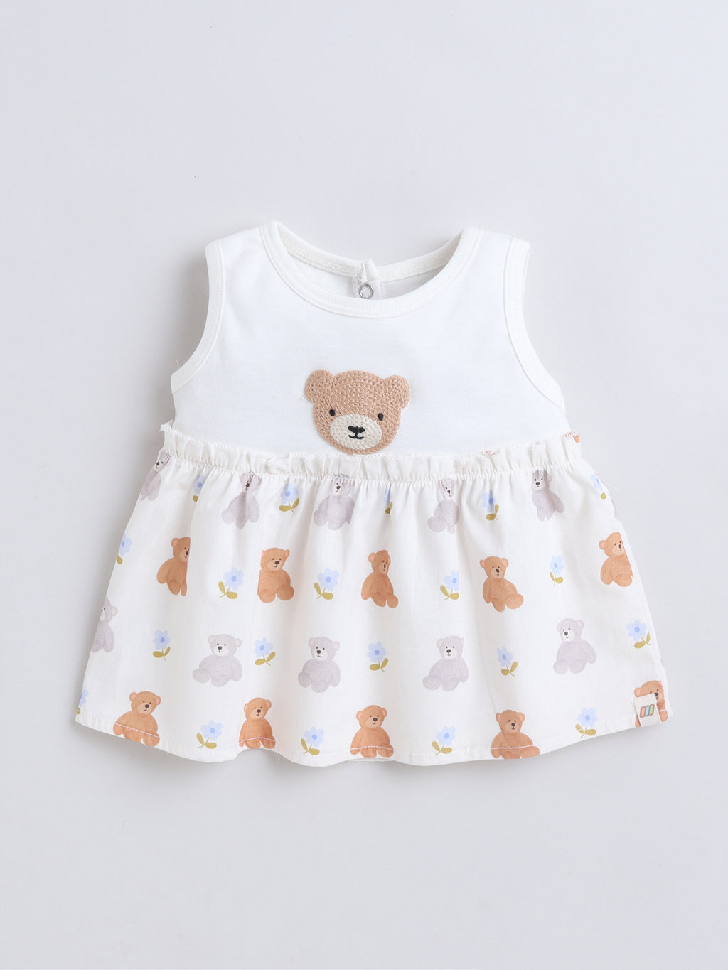 GIRLS DRESS   MM-509 OFF WHITE
