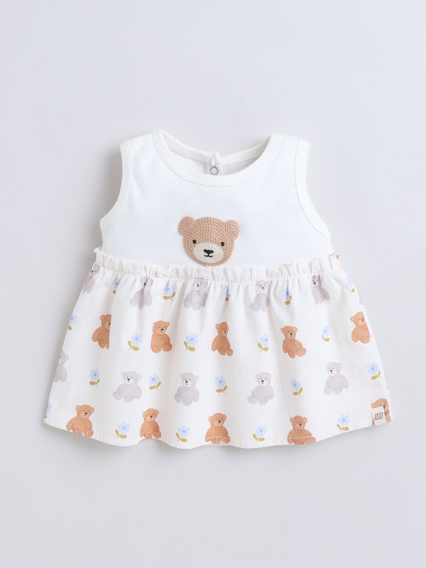 GIRLS DRESS   MM-509 OFF WHITE