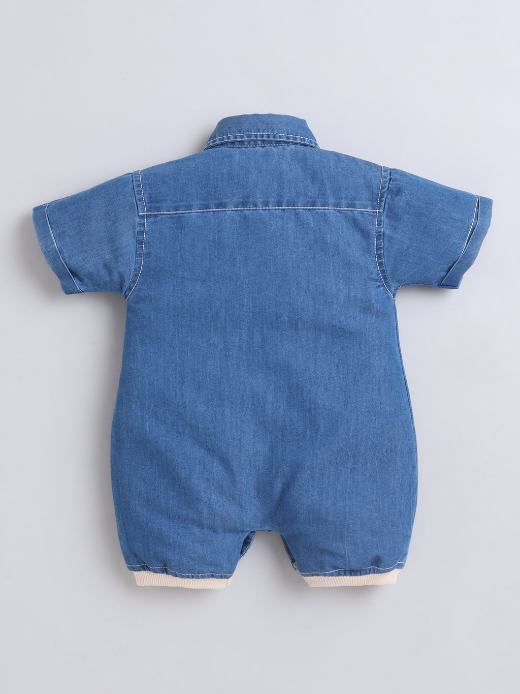 BOYS DENIM ROMPER   MM-168 light blue