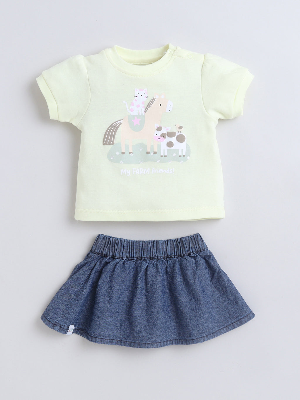 GIRLS 2PC SET  MM-559  YELLOW