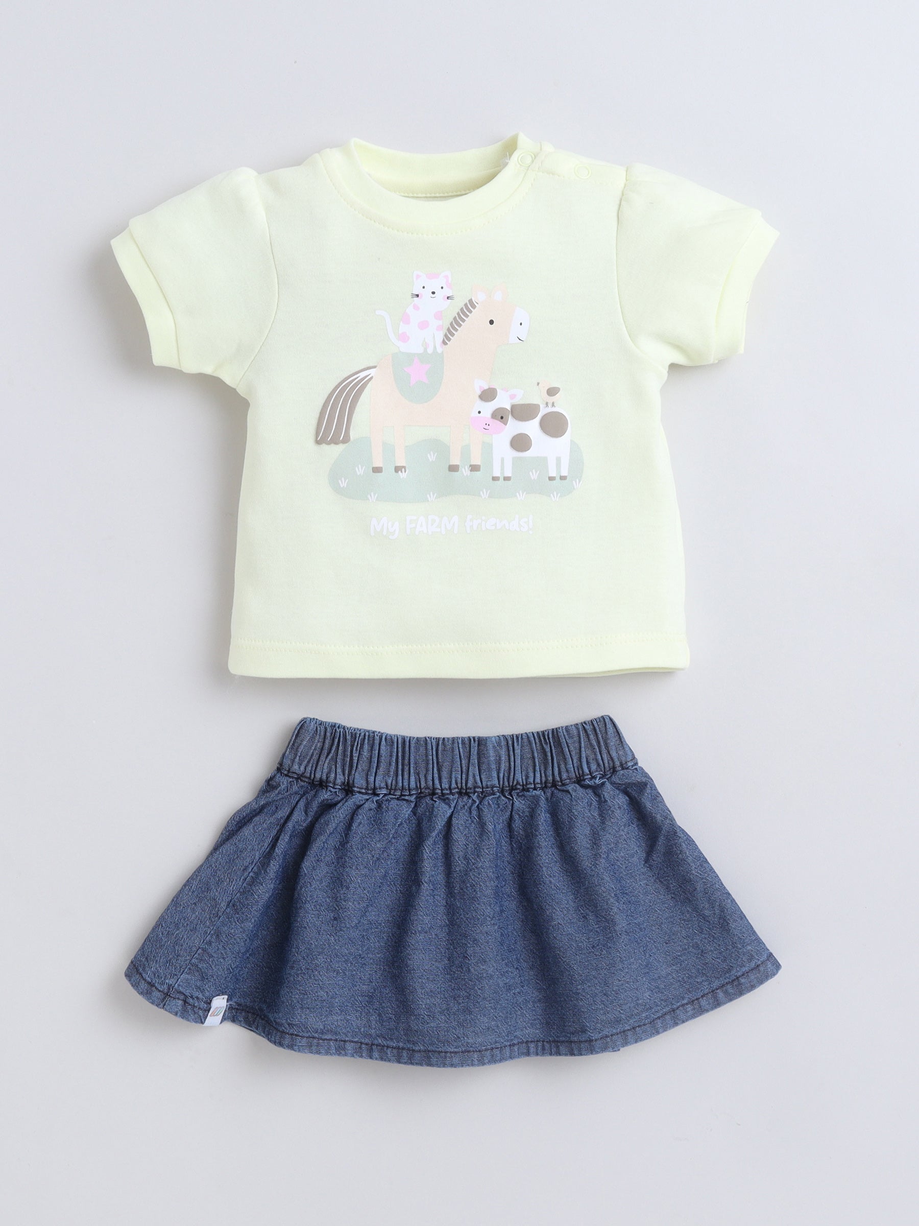 GIRLS 2PC SET  MM-559  YELLOW