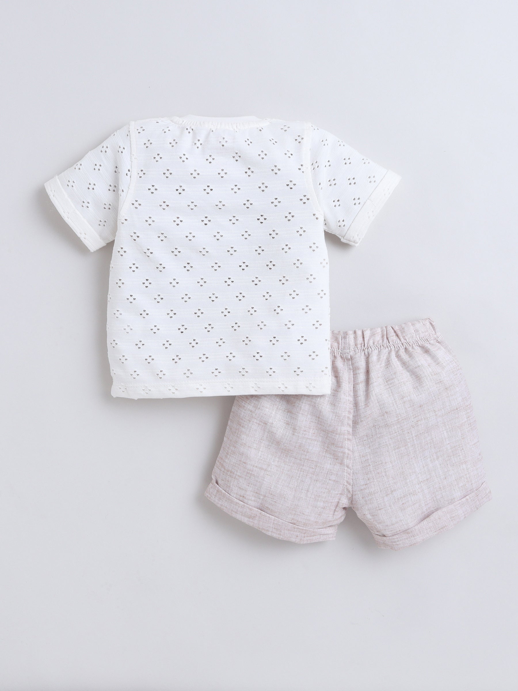 BOYS 2 PC SET   MM-124 white