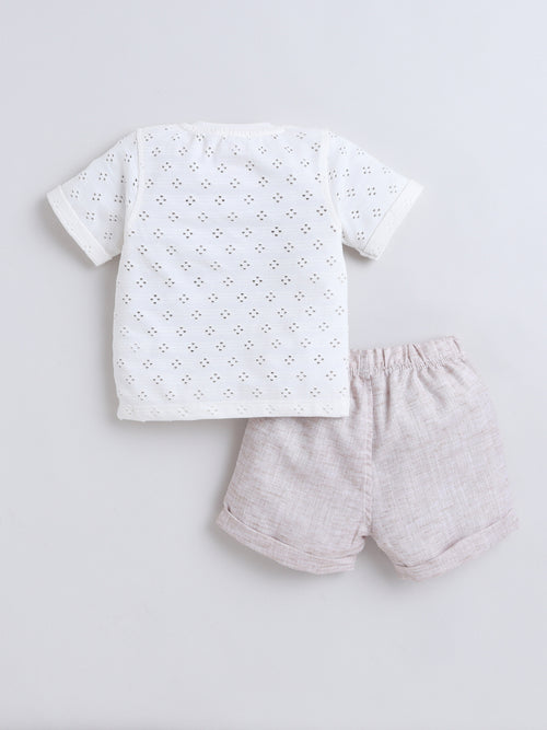 BOYS 2 PC SET   MM-124 white