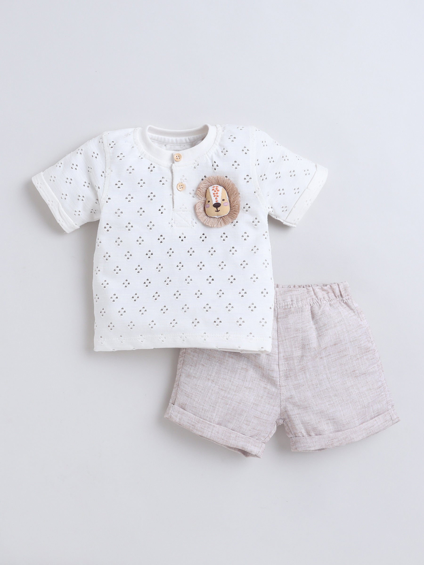BOYS 2 PC SET   MM-124 white