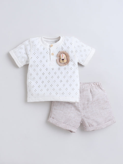 BOYS 2 PC SET   MM-124 white