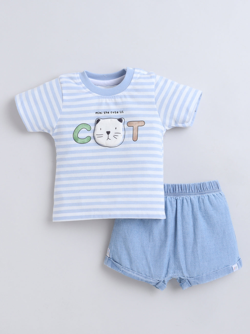 BOYS 2 PC SET SKY BLUE MM-122