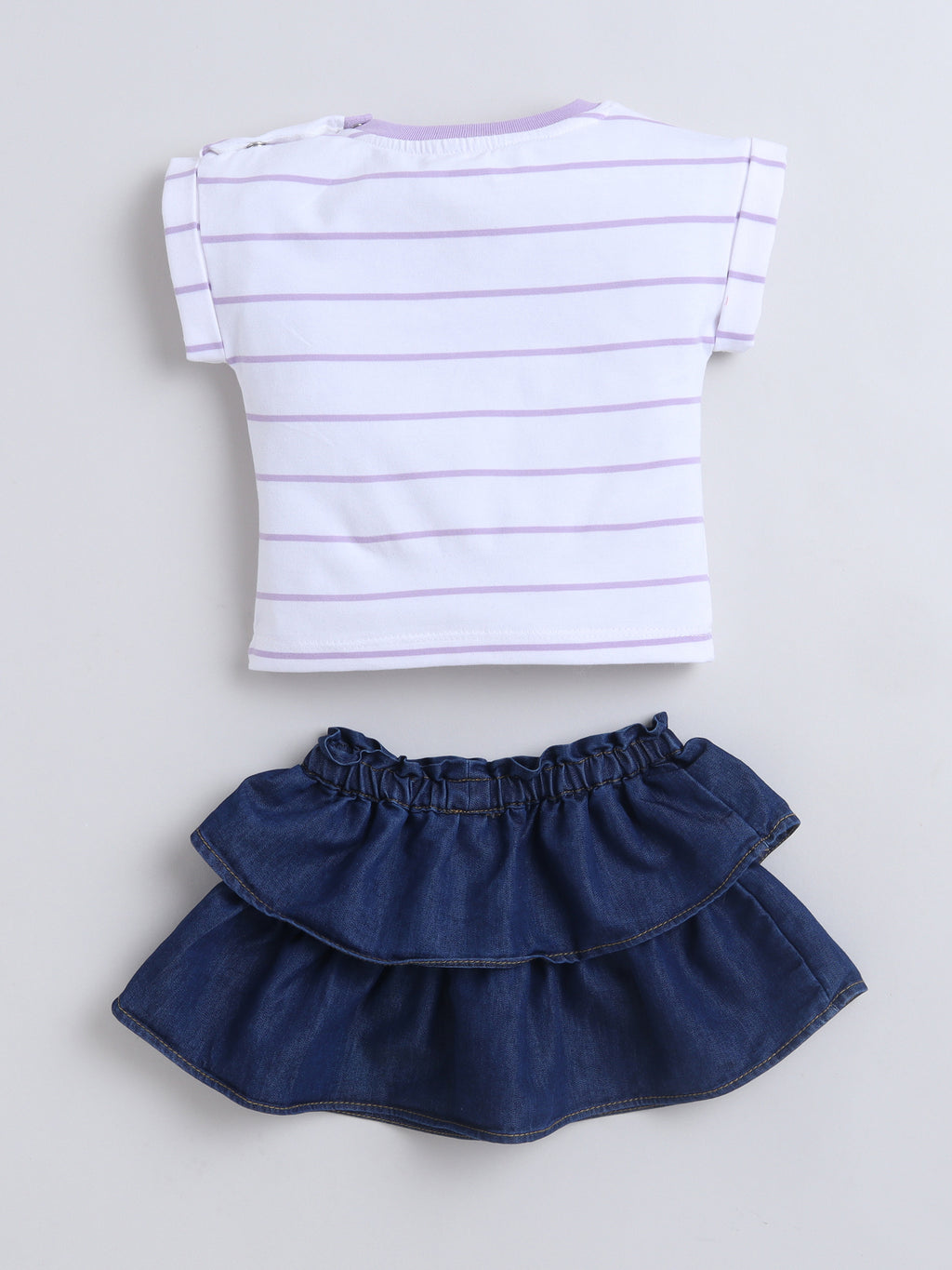 GIRLS 2PC SET  MM-554 PURPLE