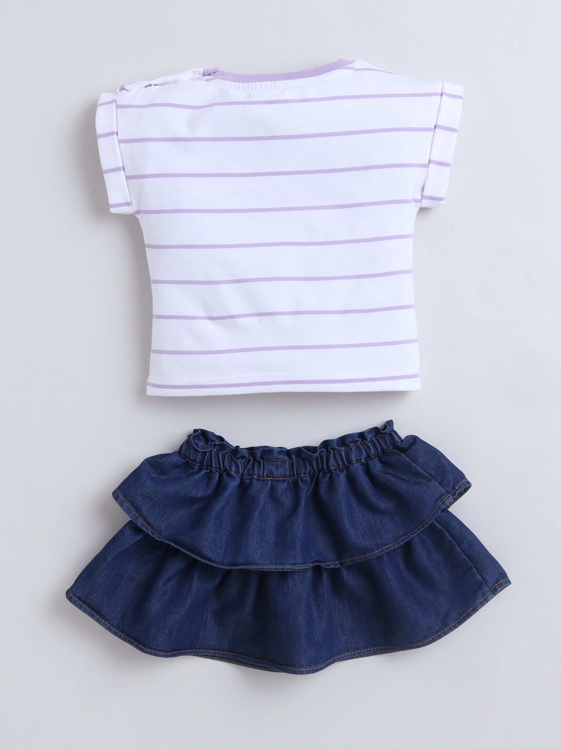 GIRLS 2PC SET  MM-554 PURPLE