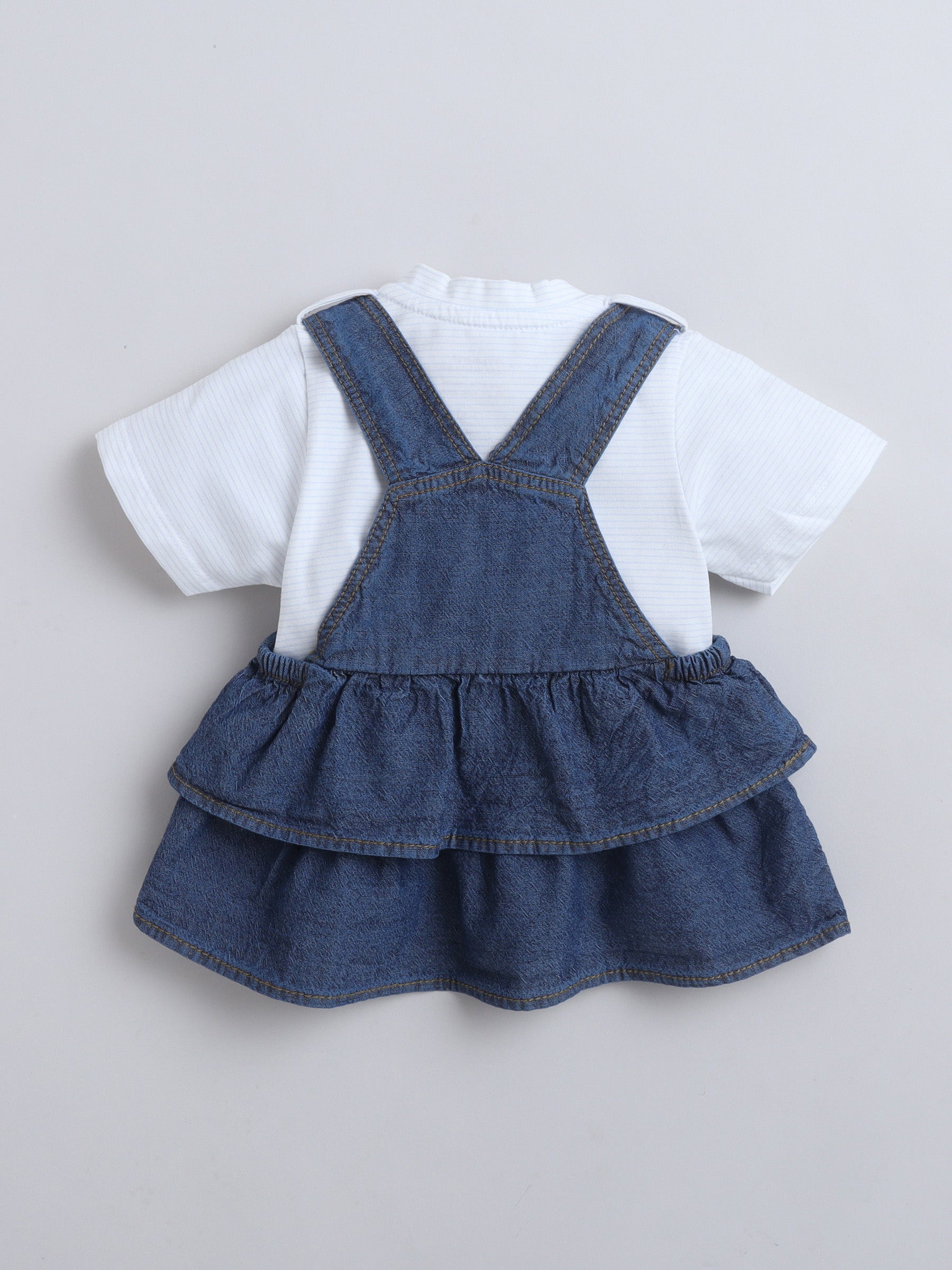 GIRLS DRESS   MM-611 DARK BLUE