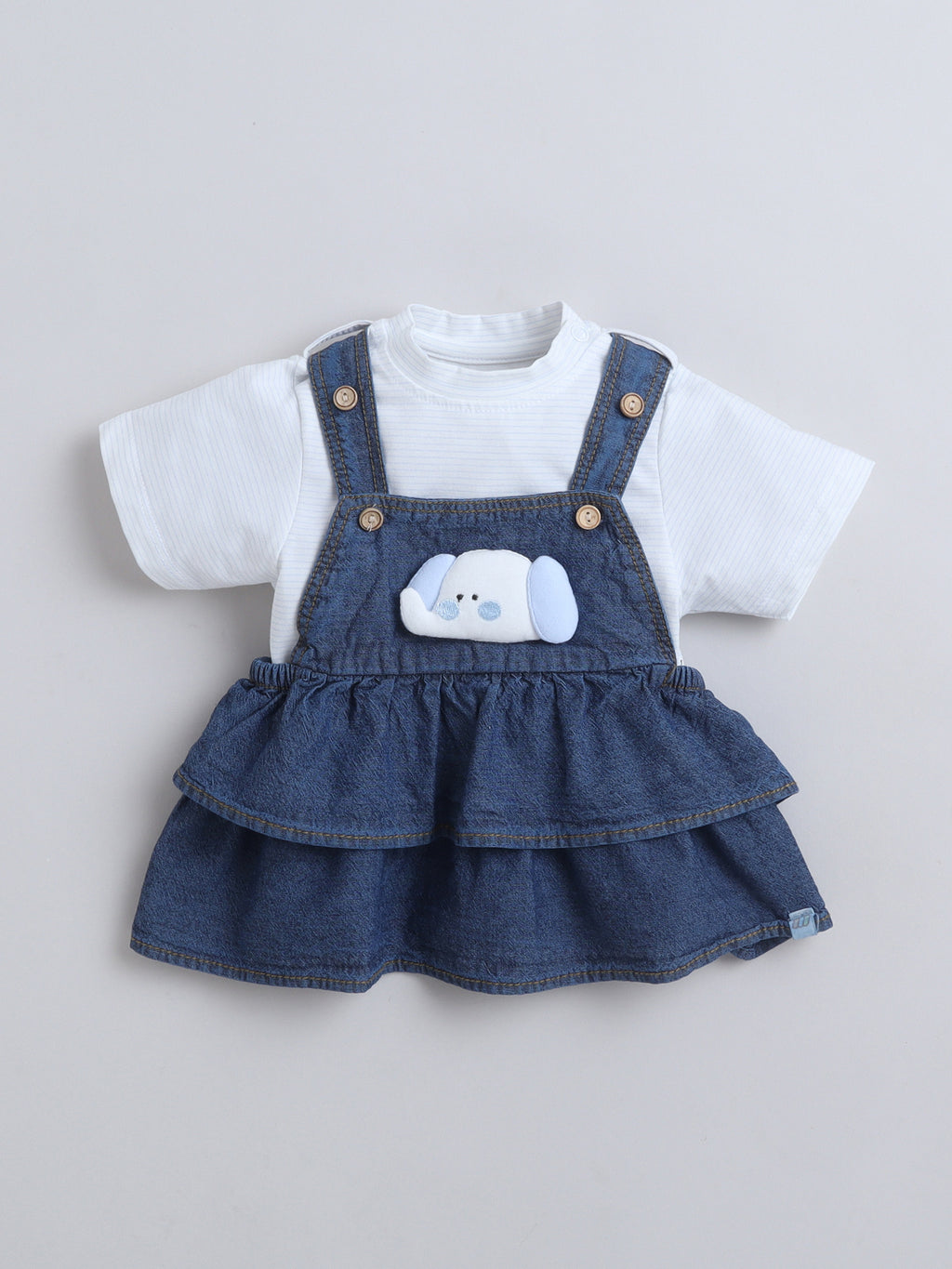 GIRLS DRESS   MM-611 DARK BLUE