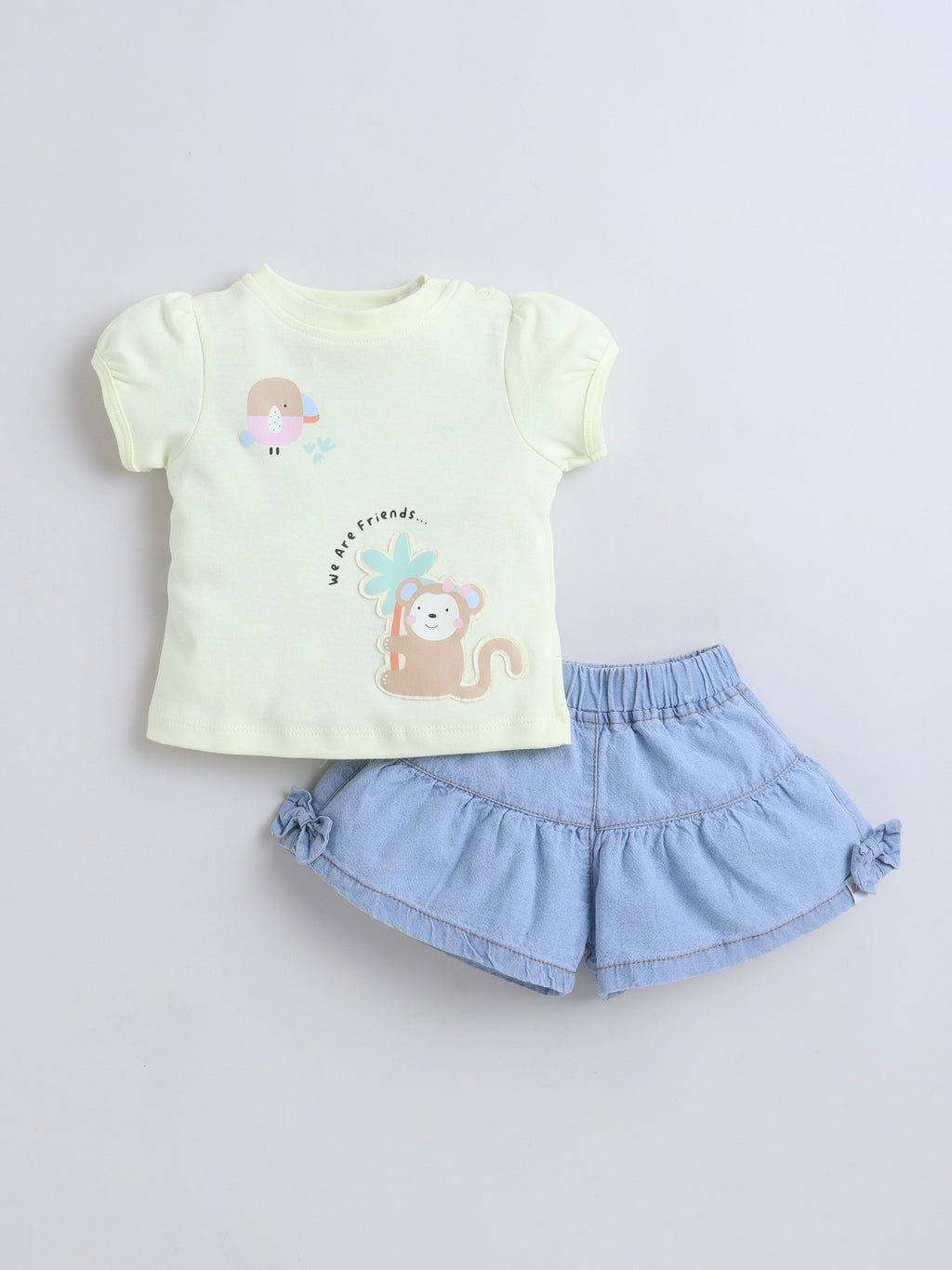 GIRLS 2PC SET  MM-558 OFF WHITE